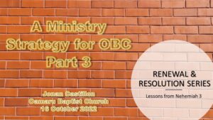baptist church ministry strategy oamaru