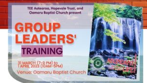 mbaptist church oamaru TEE GLT 2023