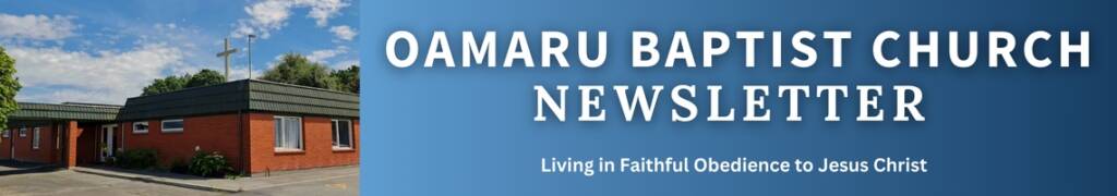 baptist church oamaru newsletter